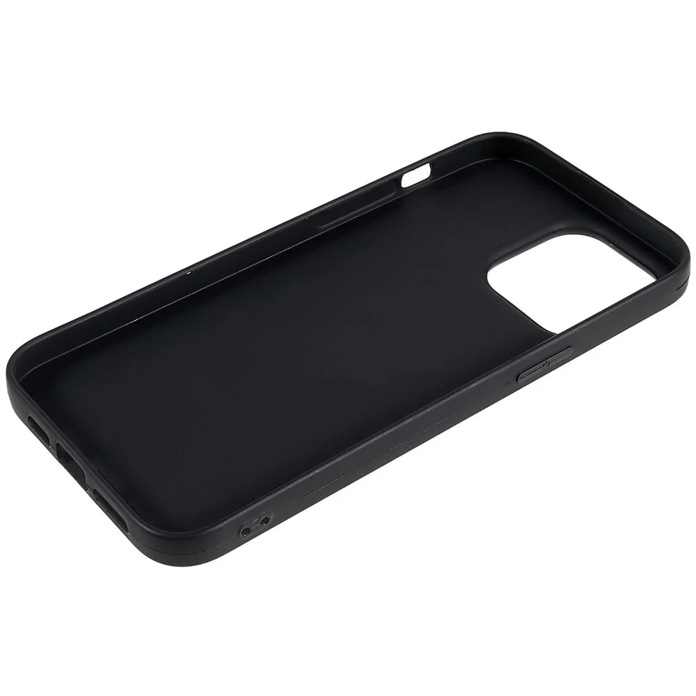 For iPhone 15 Pro TPU Back Shell Drop Protection Matte Protective Cover Phone Case - Black - 5