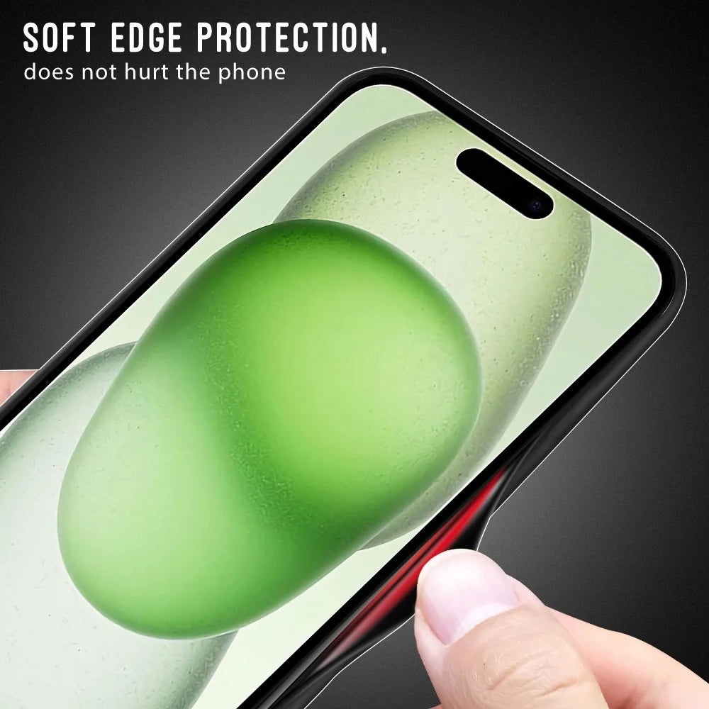 For iPhone 15 Plus Phone Case Skin-Touch Anti-Scratch TPU+PC Cover - Green - 2
