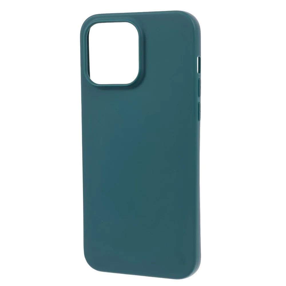 For iPhone 15 Pro Max Case Matte TPU Phone Cover - Army Green - 3