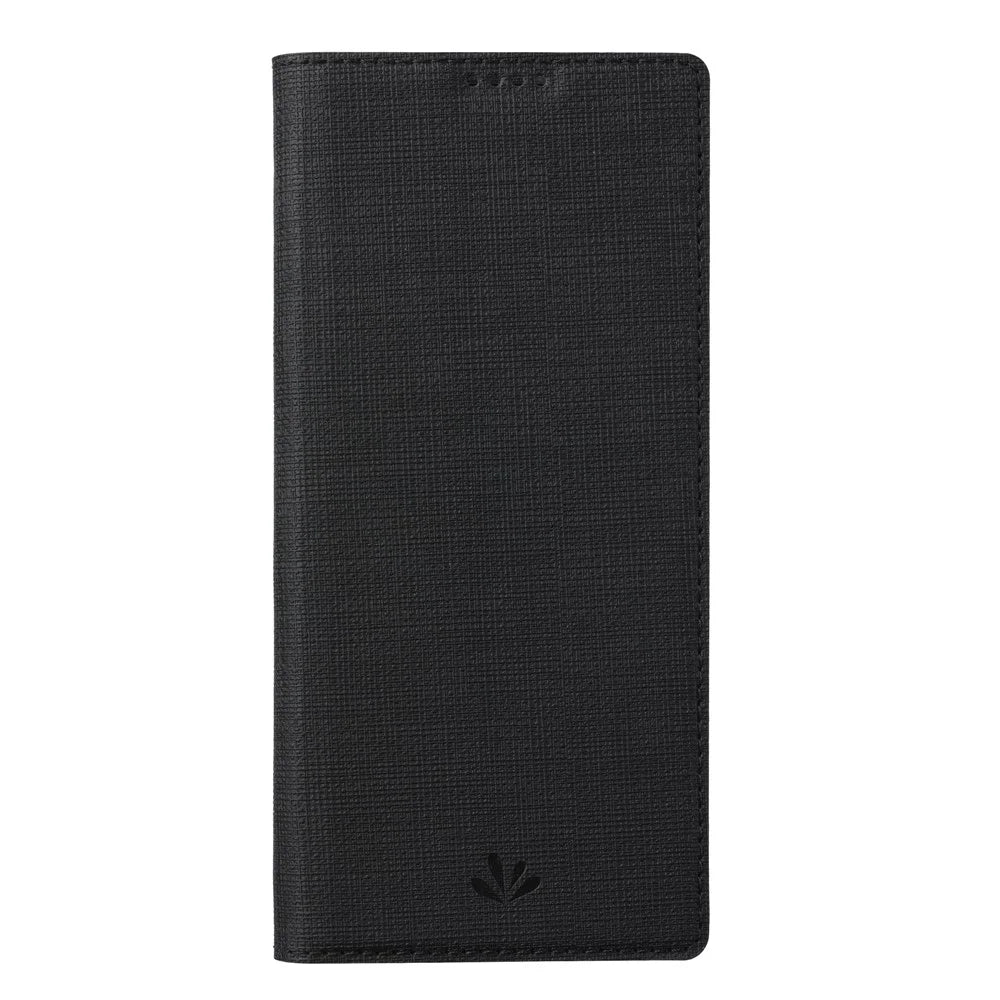 VILI DMX Series for Sony Xperia 5 V Case PU Leather Stand Phone Cover with Card Holder - Black - 7