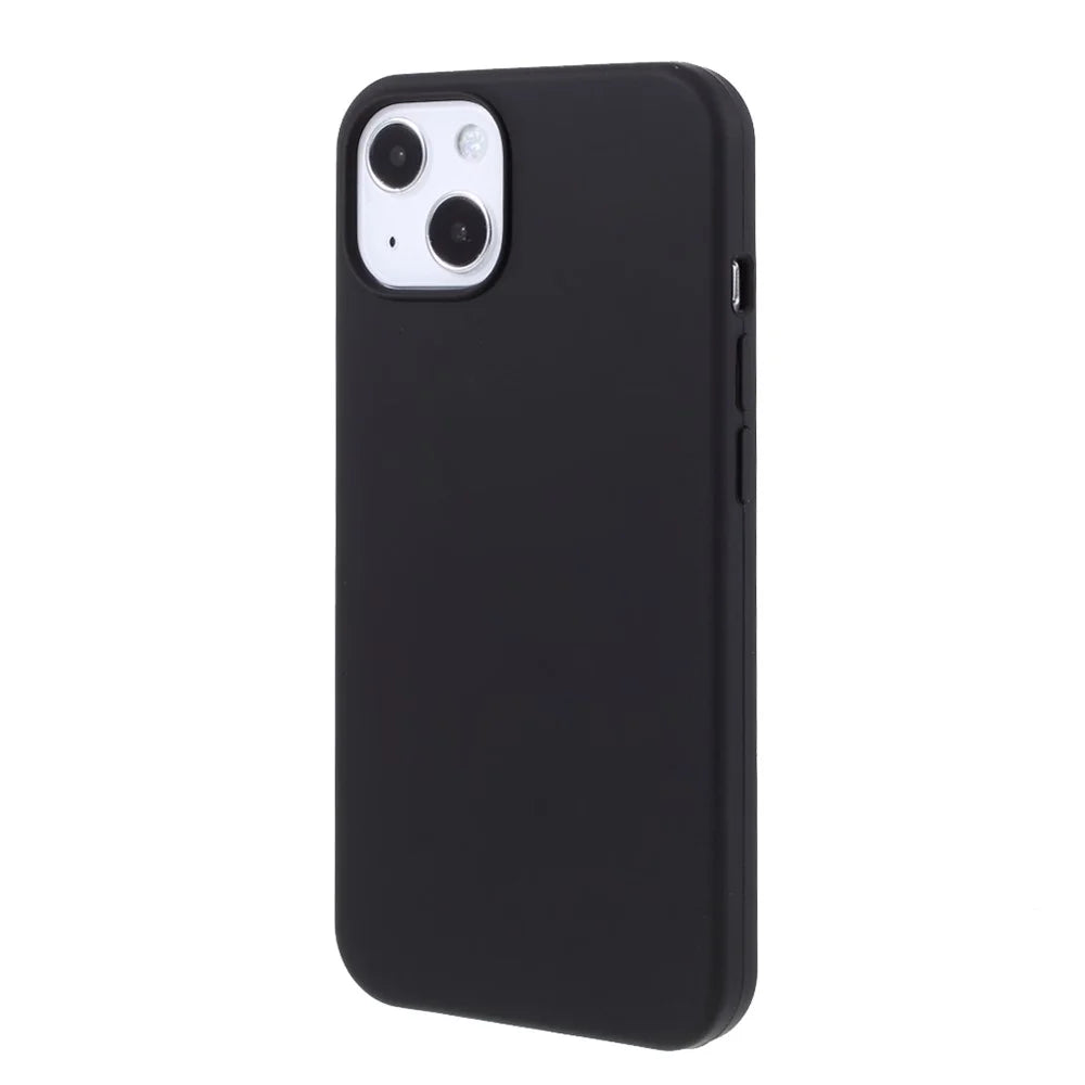 Silicone Phone Cover for iPhone 15 Plus Case Mobile Phone Back Shell Protector - Black - 3