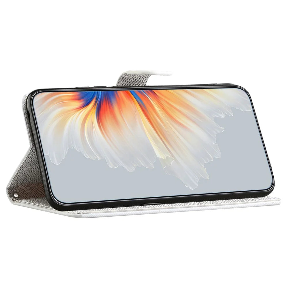 For Samsung Galaxy A05s 4G Wallet Phone Case Pattern Printing Anti-Scratch PU Leather Flip Cover - Dragonflies - 3