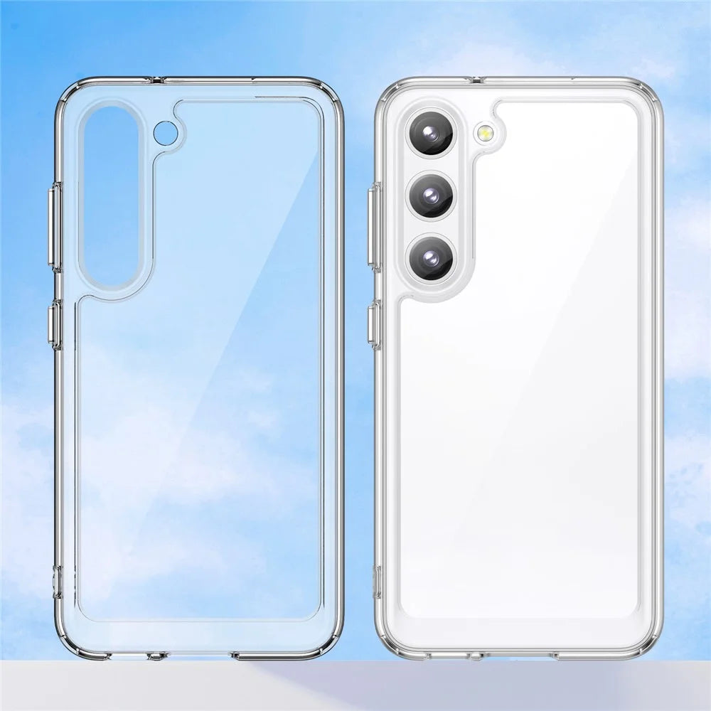 For Samsung Galaxy S23+ Case TPU+Acrylic Protective Phone Cover (Big Rear Lens Hole) - 2
