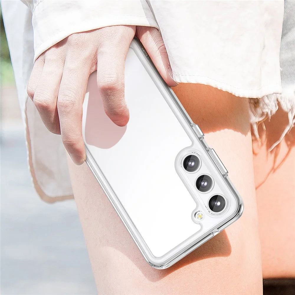 For Samsung Galaxy S23+ Case TPU+Acrylic Protective Phone Cover (Big Rear Lens Hole) - 7