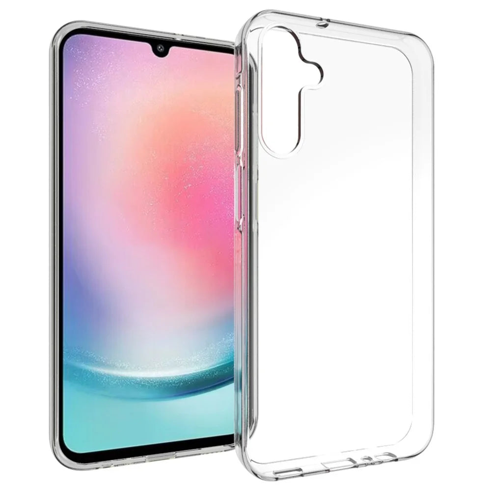 For Samsung Galaxy A15 4G Clear Case Soft TPU Phone Cover (Big Rear Lens Hole) - 1