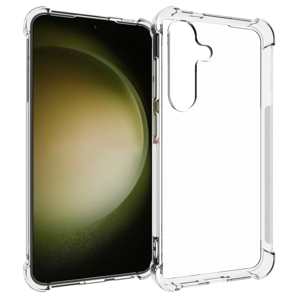 For Samsung Galaxy S24 Clear Case Non-slip Anti-drop TPU Phone Cover - 1