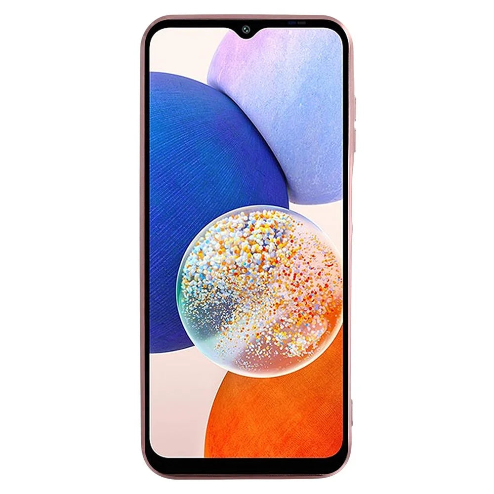 KADEM For Samsung Galaxy A14 5G / 4G Cover Ring Kickstand Anti-drop TPU Phone Case - Rose Gold - 2