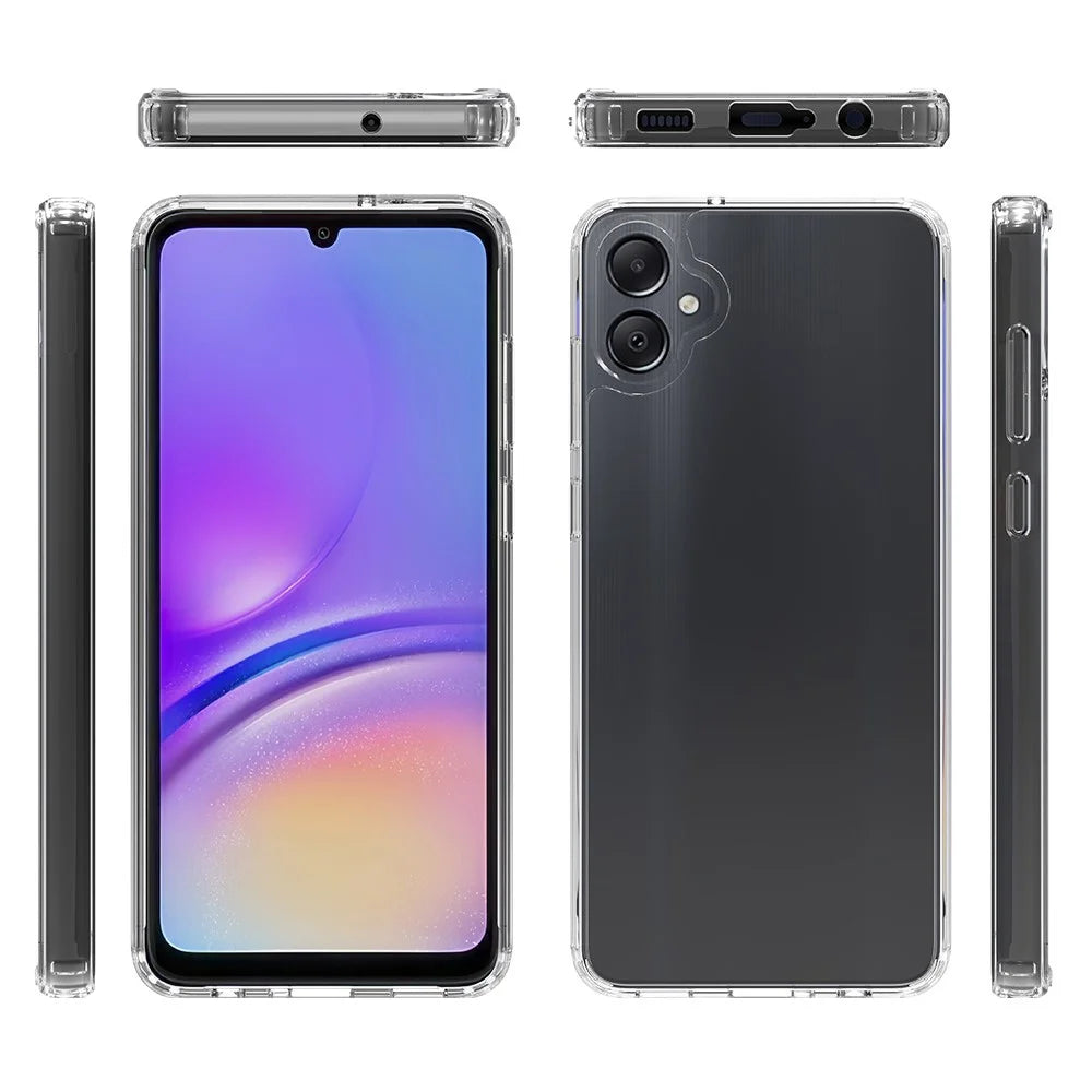 For Samsung Galaxy A05 4G Case Acrylic + TPU Shell Super Transparent Phone Cover - 2