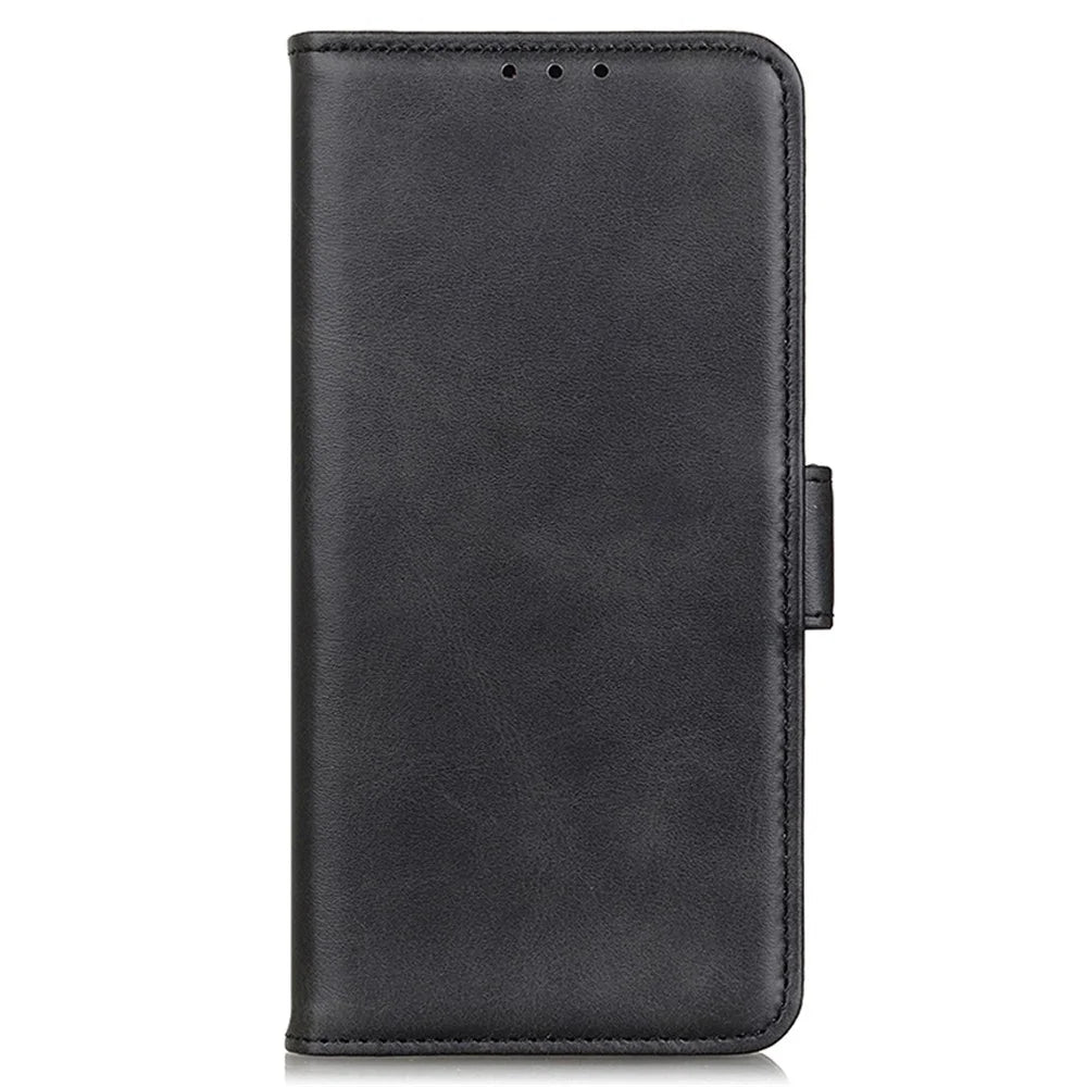For Google Pixel 8a Case Slim-fit Stand Phone Cover TPU +PU Leather Wallet - Black - 5