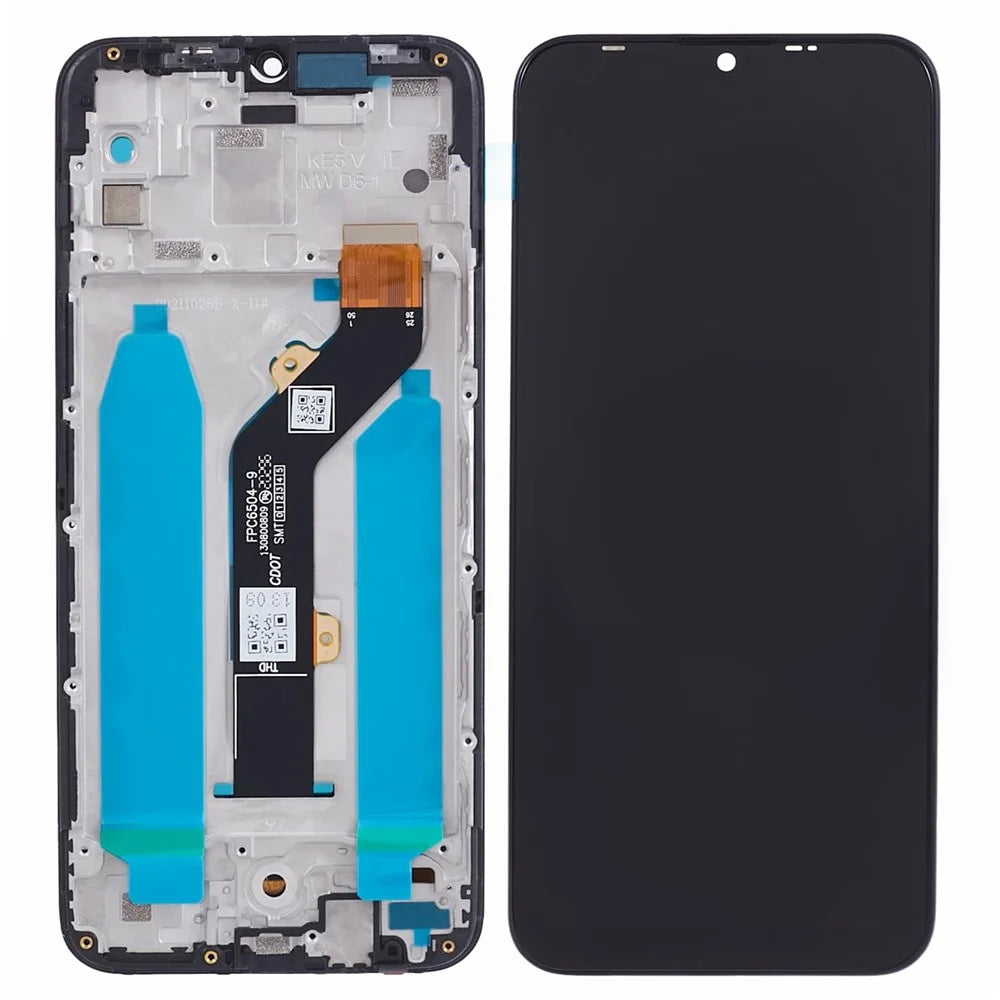 For Tecno Spark Go 2020 KE5S / Tecno Spark 6 Go KE5j, KE5k Grade C LCD Screen and Digitizer Assembly + Frame (without Logo) - 1