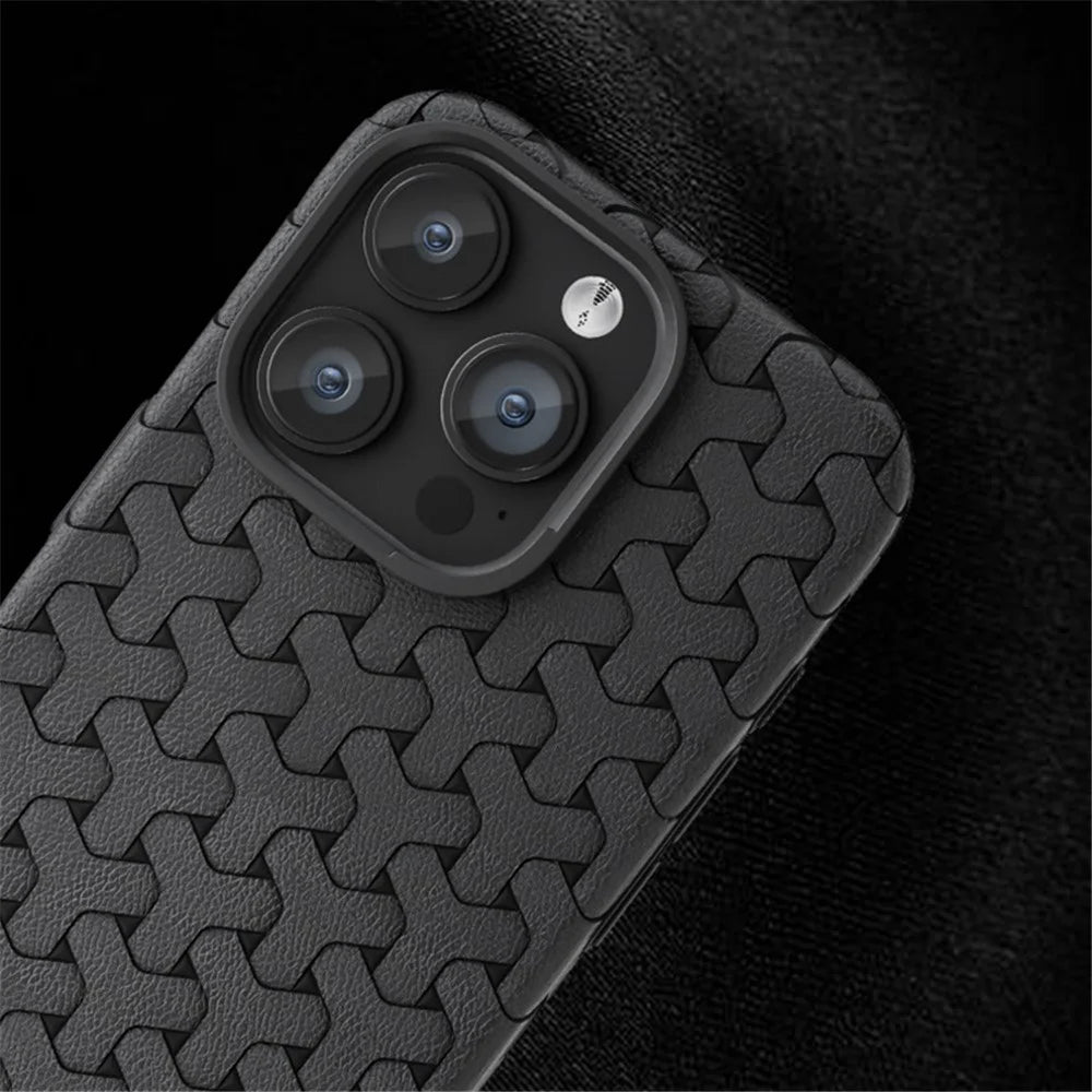 For iPhone 13 Pro Max 6.7 inch TPU Case 3D Textured Surface Anti-drop Phone Cover - Orange - 2