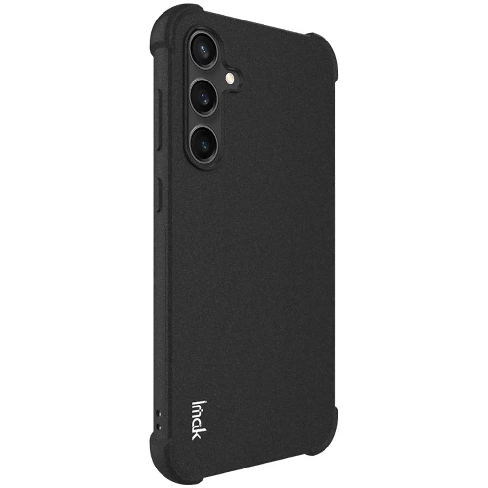IMAK For Samsung Galaxy S23 FE Case Airbag Corner Anti-drop TPU Cover - Black - 4