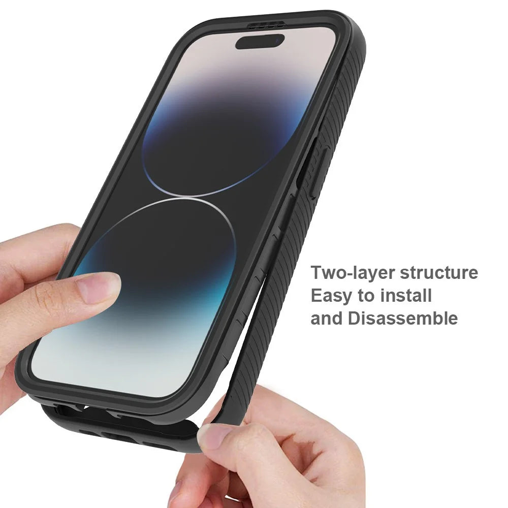 Starry Series for iPhone 15 Pro Max Case PET Screen Film Phone Cover Compatible with MagSafe - 2