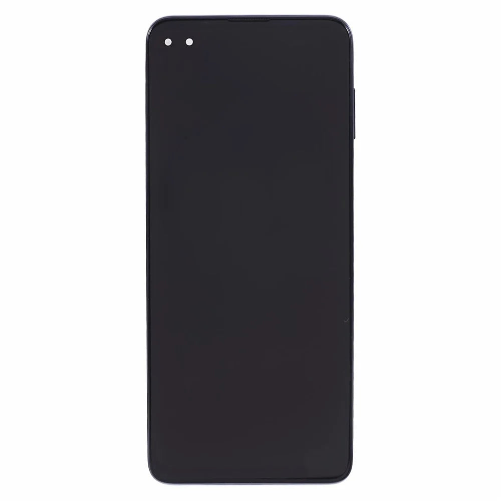 For Motorola Moto G 5G Plus XT2075 Grade B LCD Screen and Digitizer Assembly + Frame Replacement Part (without Logo) - Blue - 3