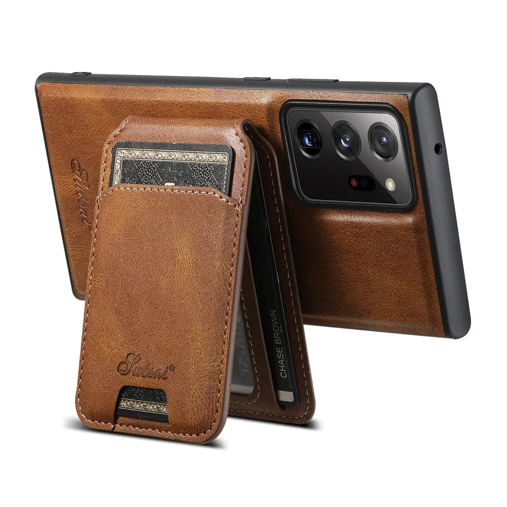 SUTENI H15 For Samsung Galaxy Note20 Ultra / Note20 Ultra 5G Phone Case Detachable Phone Cover - Brown - 3