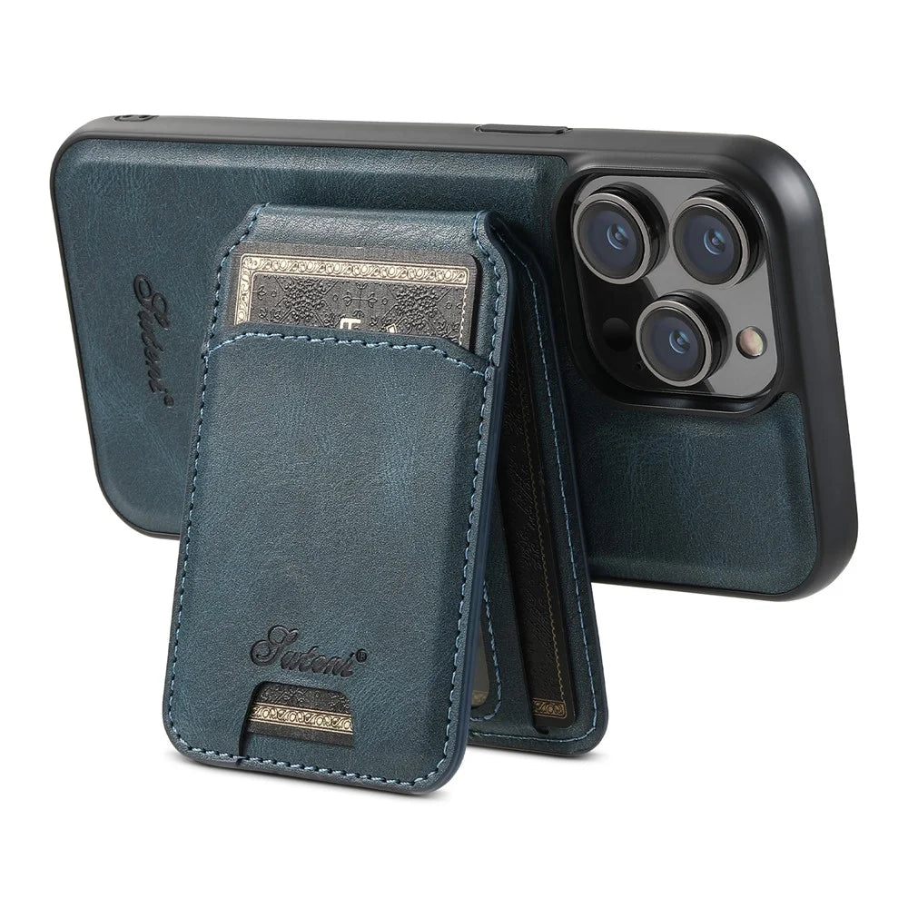 SUTENI H15 For iPhone 15 Pro Max Case Compatible with Magsafe Detachable Phone Cover - Blue - 3