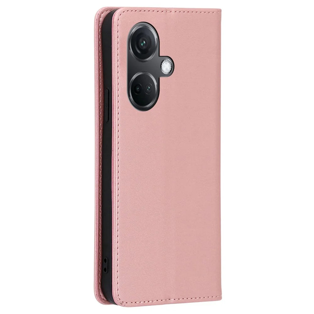 For OnePlus Nord CE3 5G Case Shockproof Leather Phone Cover - Rose Gold - 6