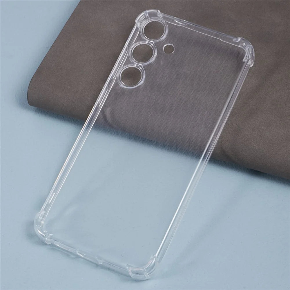 For Samsung Galaxy S24+ Case Enhanced Four Corner Clear Phone TPU Cover - 4