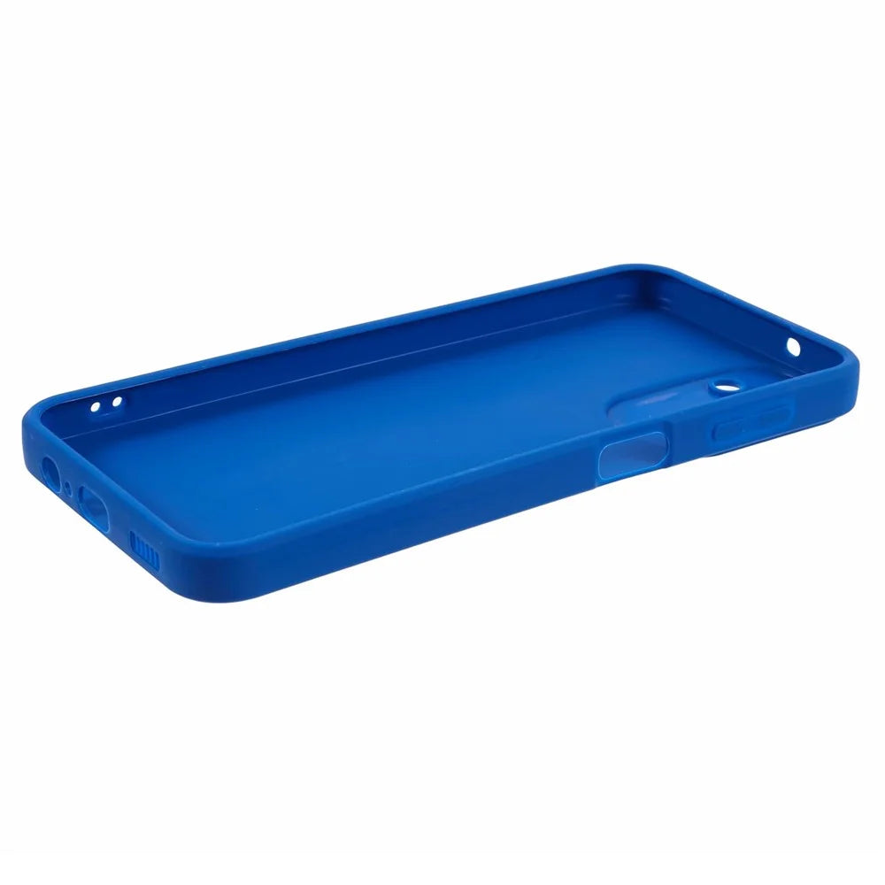 YX Series For Samsung Galaxy A14 5G / A14 4G Case Anti-fingerprint TPU Cover (Precise Cutout) - Blue - 4