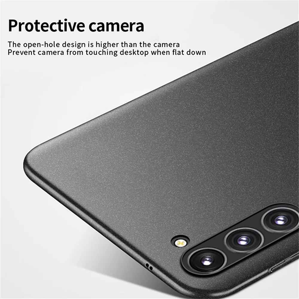 MOFI Shield Matte Series for Samsung Galaxy S24 Phone Case PC Shockproof Slim Cover - Grey - 4