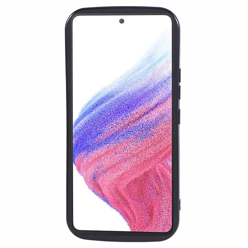 YX Series For Samsung Galaxy A53 5G Phone Case Wave Frame Shape TPU Cover (Precise Cutout) - Black - 2