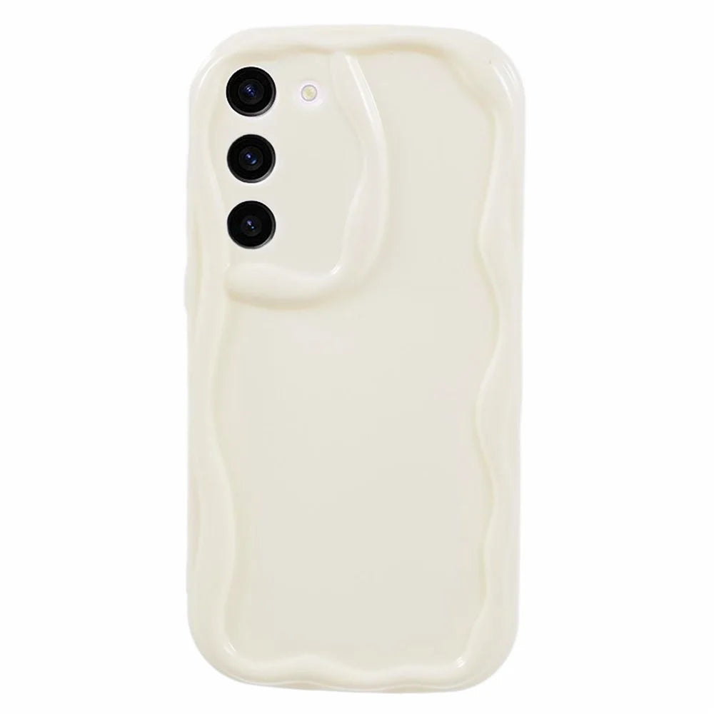 YX Series For Samsung Galaxy S22+ 5G Case Anti-scratch Soft TPU Phone Cover - White - 1