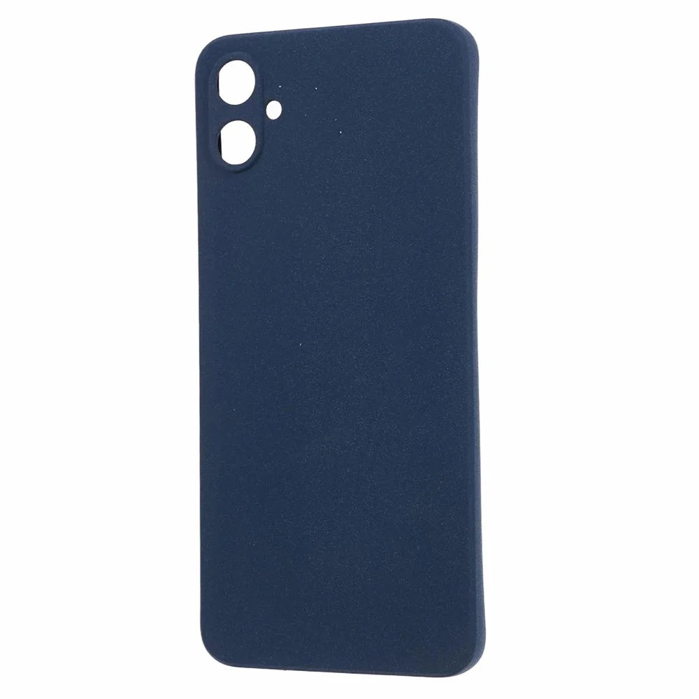 For Samsung Galaxy A05 4G Case Anti-scratch Matte TPU Back Cover - Navy Blue - 3