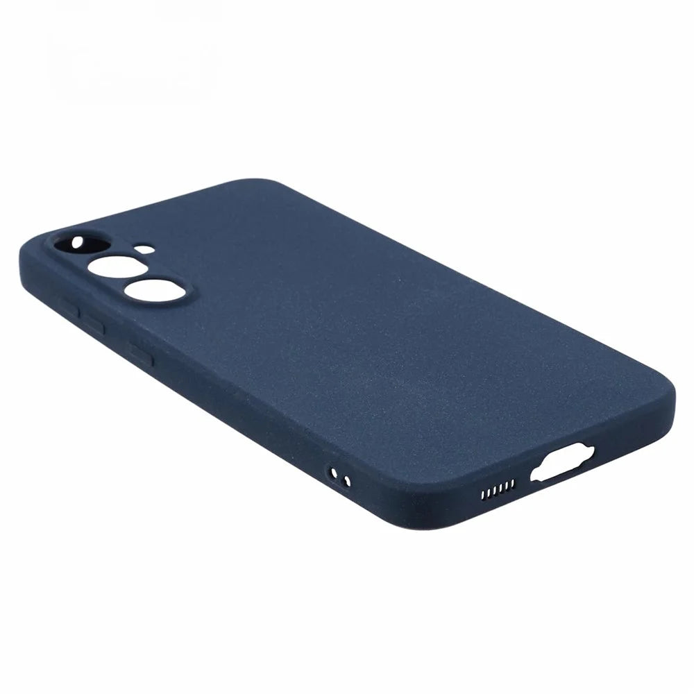 For Samsung Galaxy S23 FE Case Anti-scratch Matte TPU Phone Cover - Navy Blue - 6