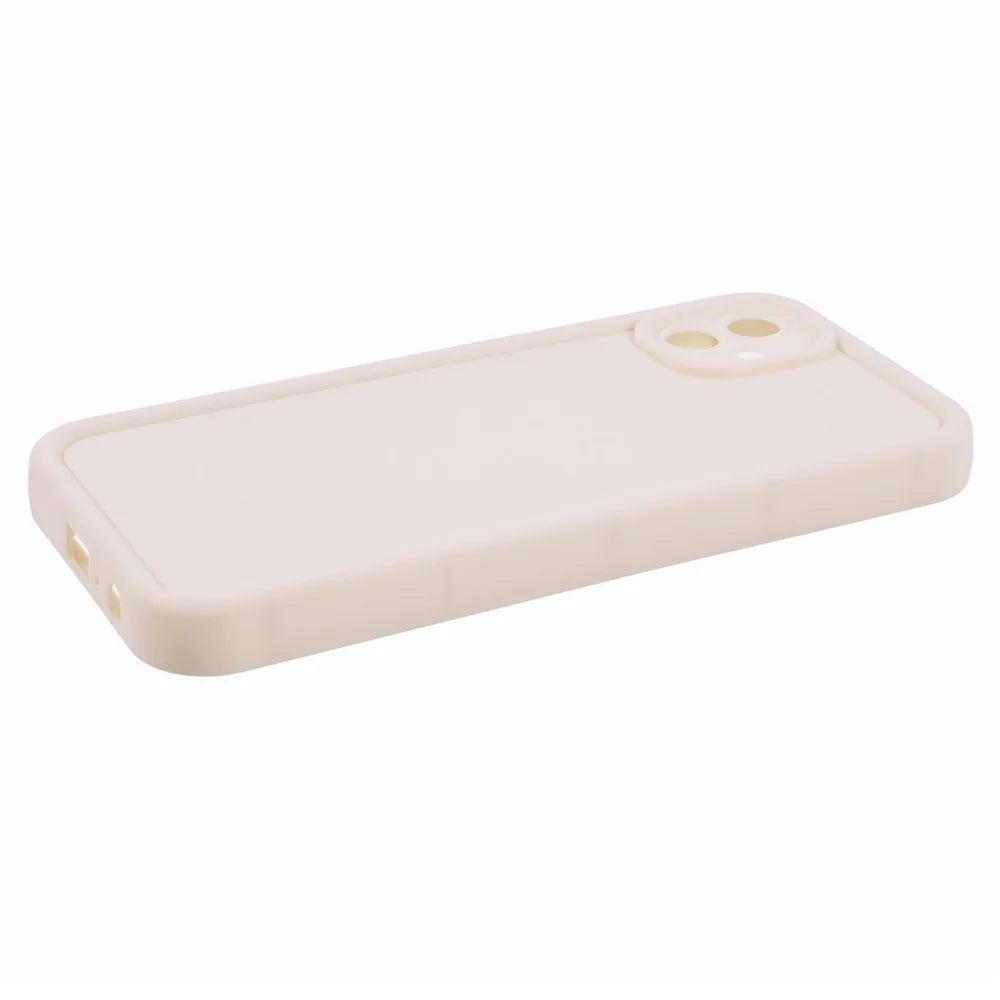 For Samsung Galaxy A04e 4G / M04 4G / F04 4G Case Soft TPU Matte Phone Back Cover - Beige - 4