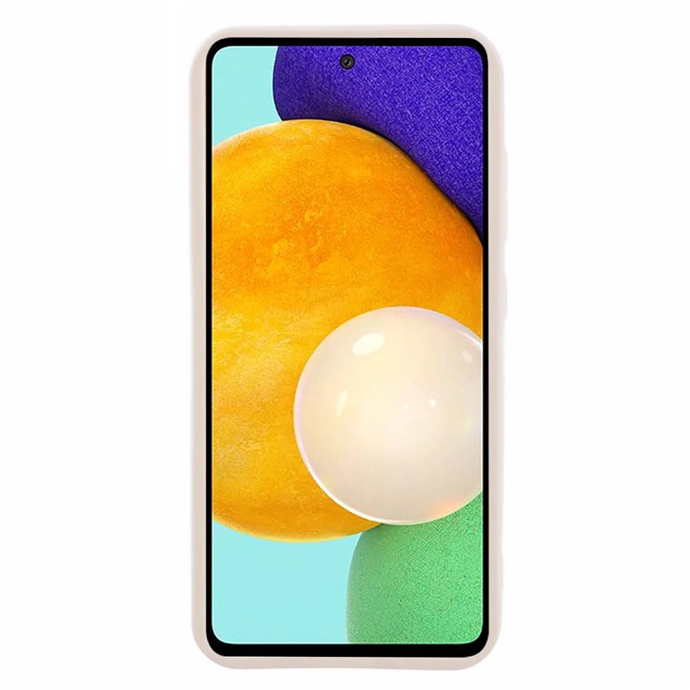 For Samsung Galaxy A52 4G / 5G / A52s 5G TPU Case Fingerprint-free Matte Phone Cover - Beige - 2