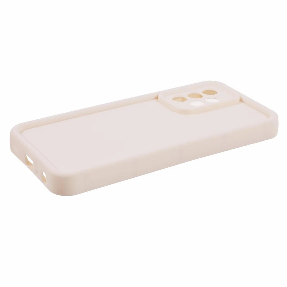 For Samsung Galaxy A52 4G / 5G / A52s 5G TPU Case Fingerprint-free Matte Phone Cover - Beige - 4