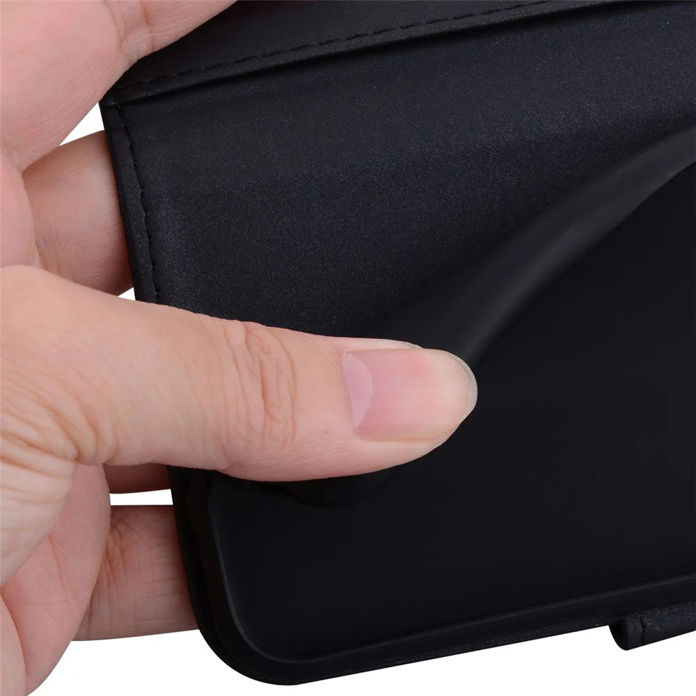 For Samsung Galaxy A34 5G Cartoon Animal Pattern Anti-drop Cell Phone Cases Leather Cover - Black - 6