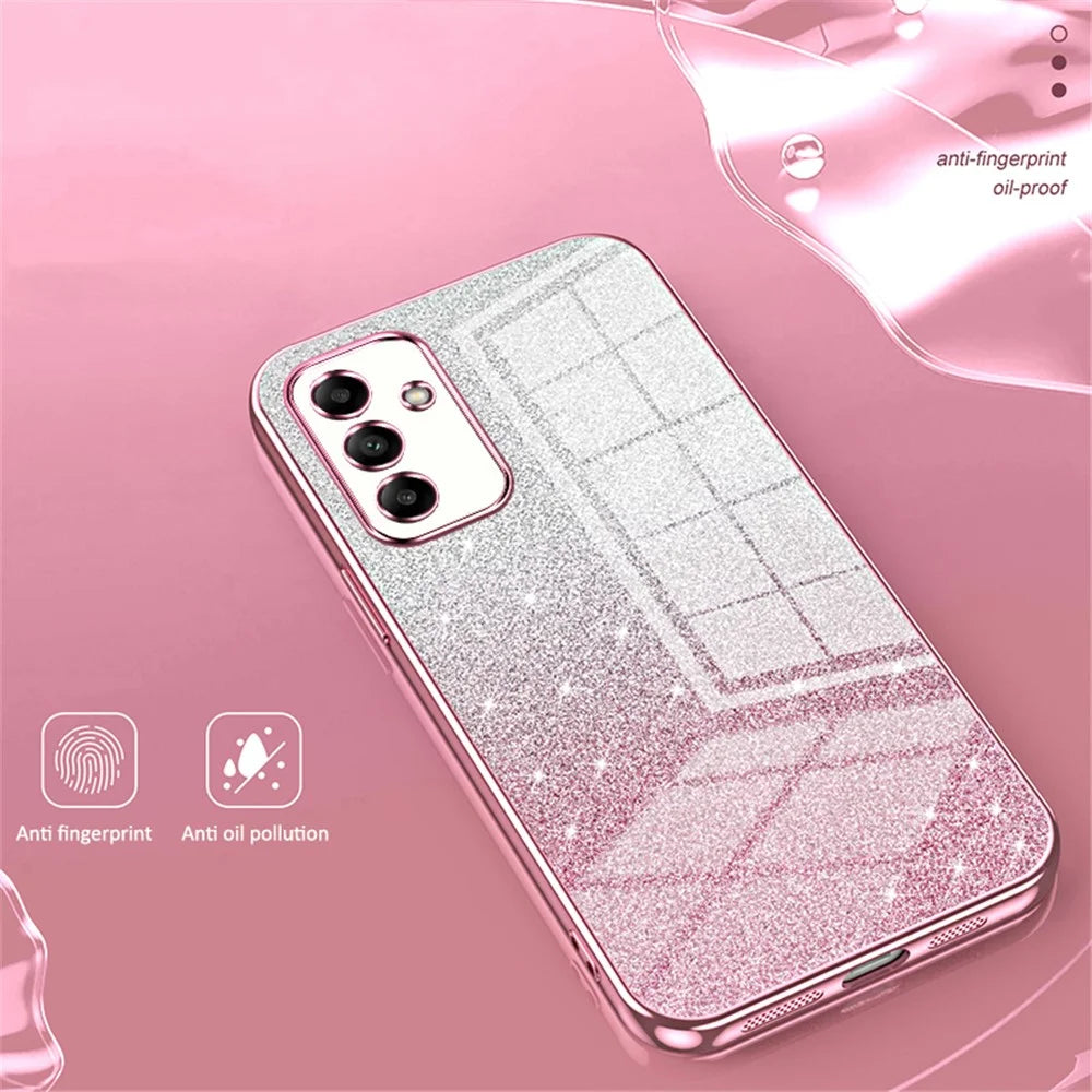 TPU Cover for Samsung Galaxy A05s 4G Precise Cutout Electroplating Cell Phone Case - Pink - 3