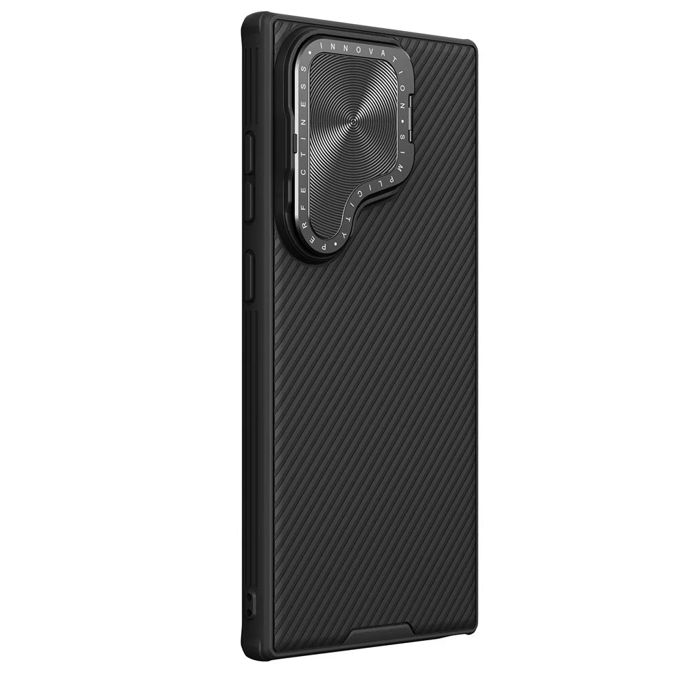 NILLKIN CamShield Prop Magnetic Series for Samsung Galaxy S24 Ultra Case Kickstand Phone Cover - Black - 3