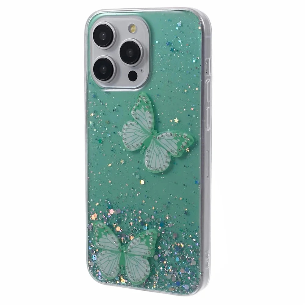 AW Series For iPhone 12 Pro Max 6.7 inch Case Shockproof TPU+PVC Phone Cover with Big Rear Lens - Green - 1