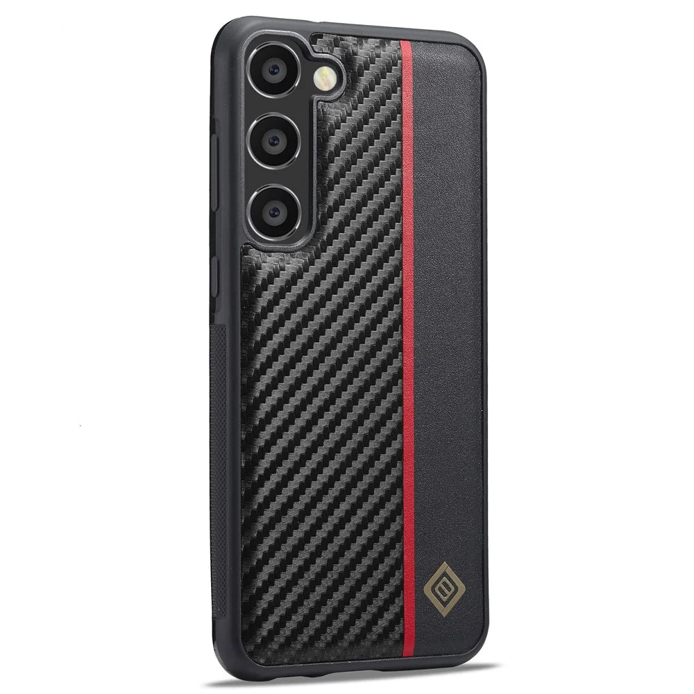 LC.IMEEKE For Samsung Galaxy A15 5G / A15 4G Phone Case Carbon Fiber Texture Protective Cover - 2