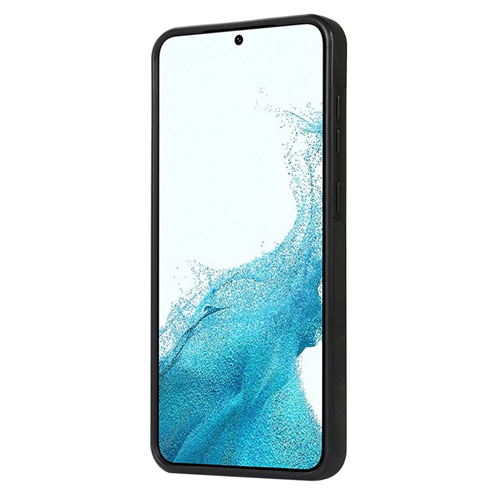 For Samsung Galaxy S24 Kickstand Case RFID Blocking Wallet Phone Cover - Black - 6