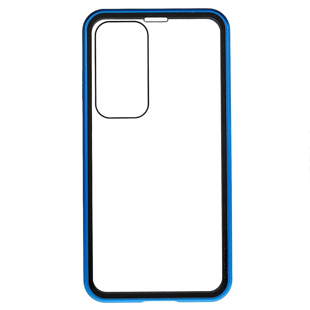 For Samsung Galaxy S25+ / S24+ Full Body Case Magnetic Tempered Glass Double-Sided Phone Case - Blue - 2