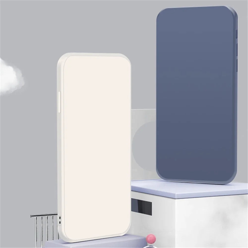 For Samsung Galaxy A55 5G Rubberized TPU Case Straight Edge Phone Cover - Beige - 2