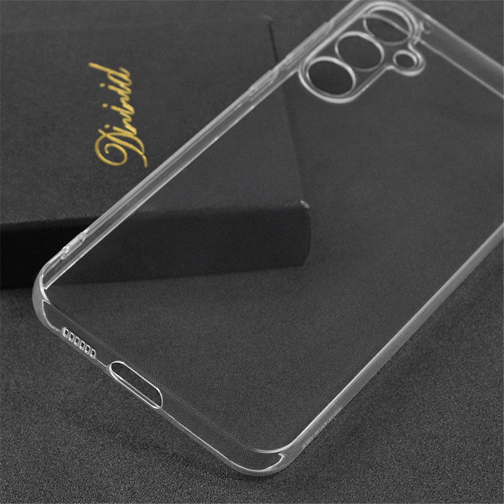 TPU Phone Case for Samsung Galaxy A55 5G Shell Precise Lens Cutout Slim-Fit Cover - Transparent - 2