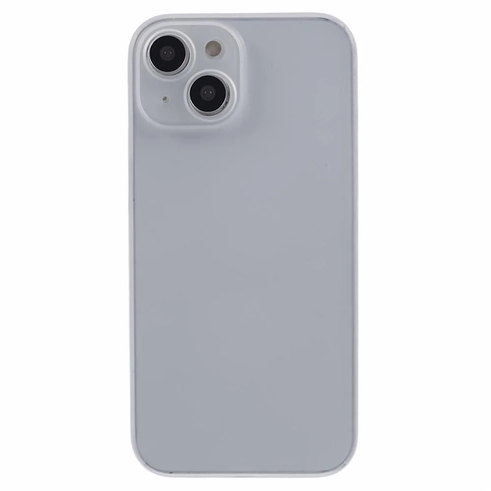 For iPhone 14 Hard PC Ultra-Thin Case Camera Protection Phone Cover - White - 3