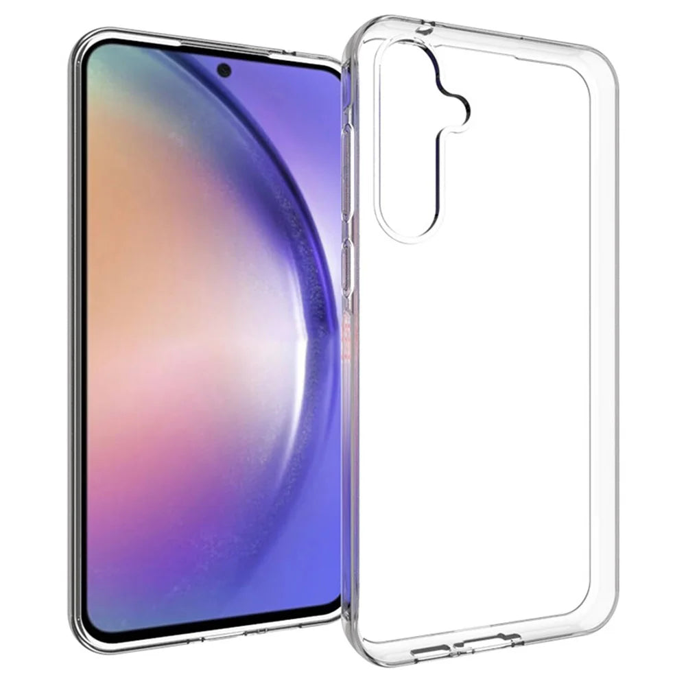 For Samsung Galaxy A55 5G TPU Case Watermark-Free Glossy Phone Cover HD Clear - 1