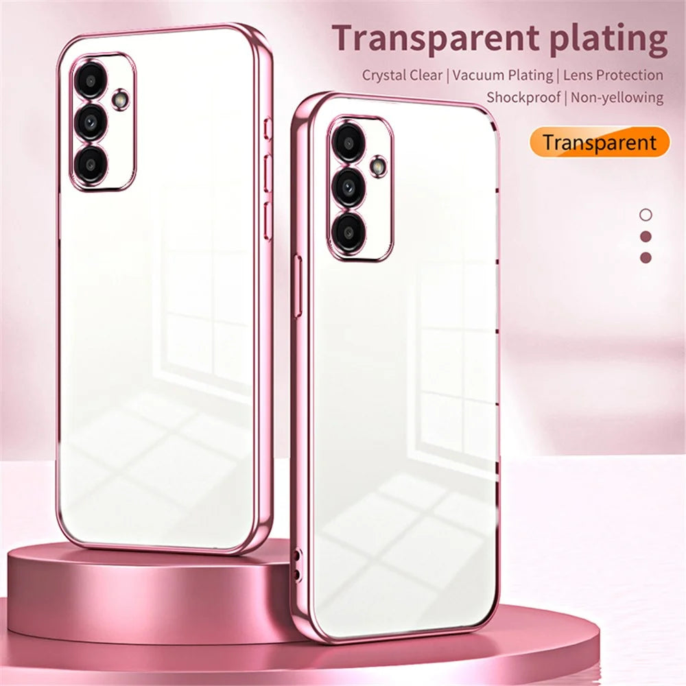 For Samsung Galaxy A13 5G Case Slim-Fit TPU Electroplating Precise Lens Cutout Protective Cover - Purple - 3