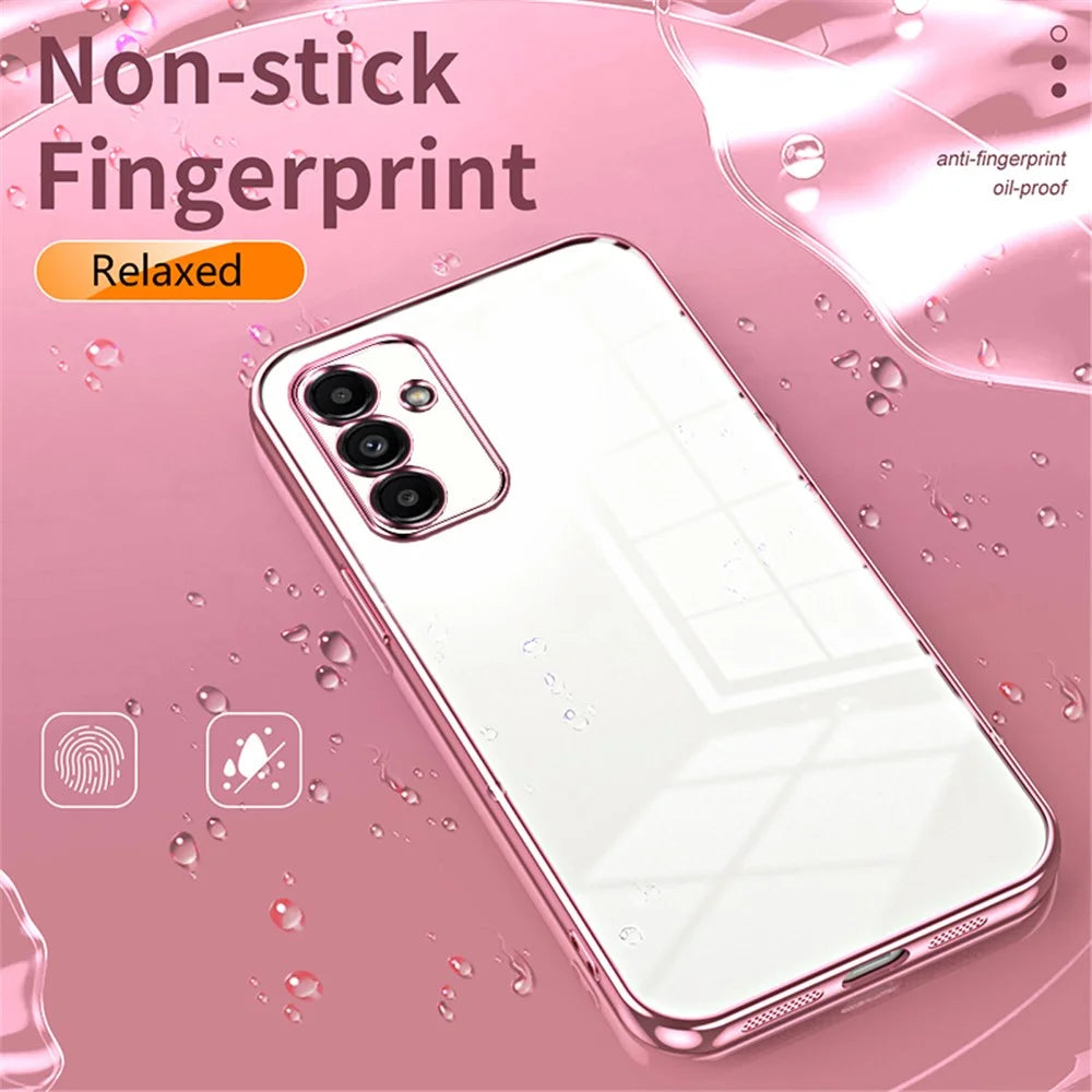 For Samsung Galaxy A13 5G Case Slim-Fit TPU Electroplating Precise Lens Cutout Protective Cover - Purple - 5