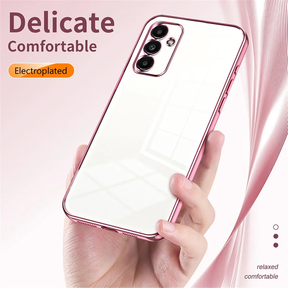 For Samsung Galaxy A13 5G Case Slim-Fit TPU Electroplating Precise Lens Cutout Protective Cover - Purple - 6