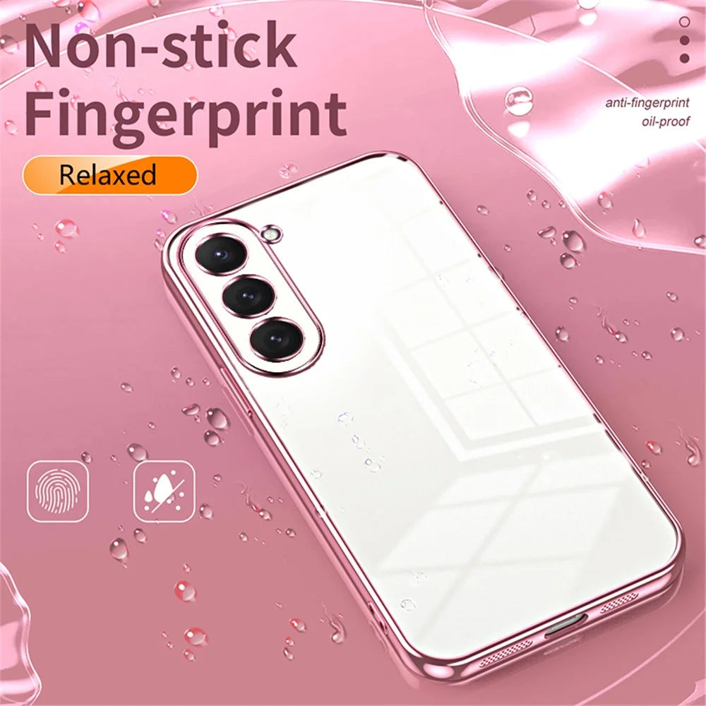 For Samsung Galaxy S23 Case Electroplated Shockproof TPU Phone Cover - Green - 5