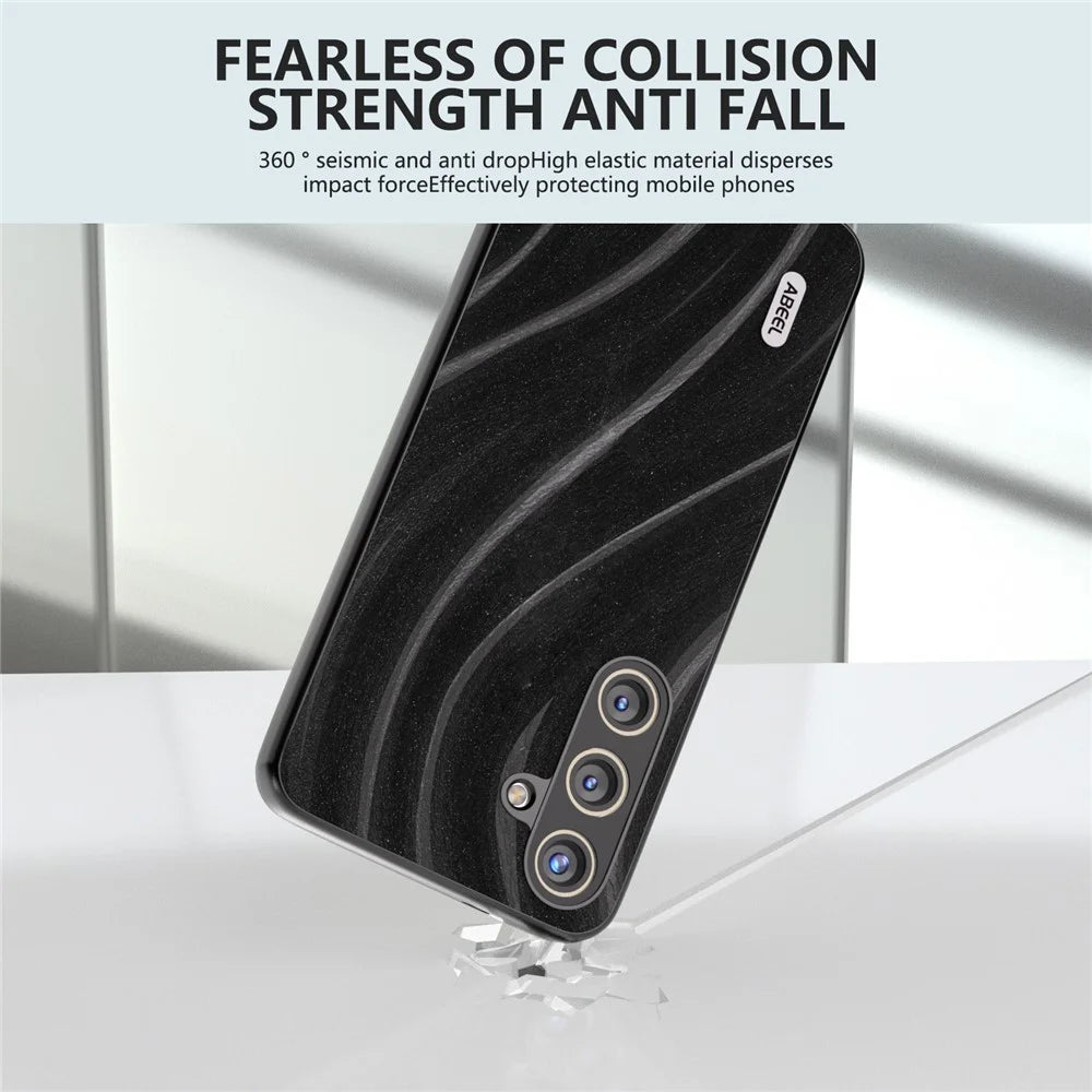 ABEEL Milky Way Series Back Case for Samsung Galaxy S24+ Hybrid Protective Phone Cover - Black - 2