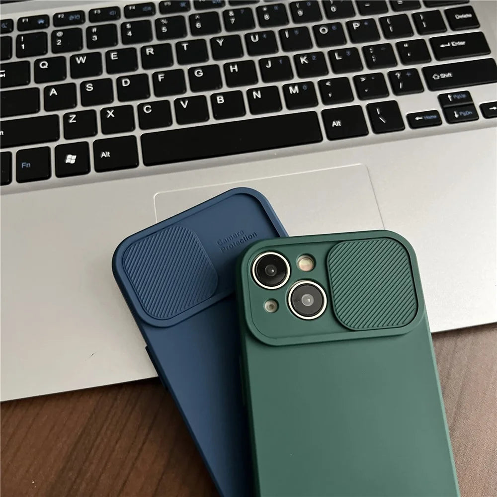TMT Series Phone Case for iPhone 13 Soft TPU Protective Cover with Camera Protector - Baby Blue - 3