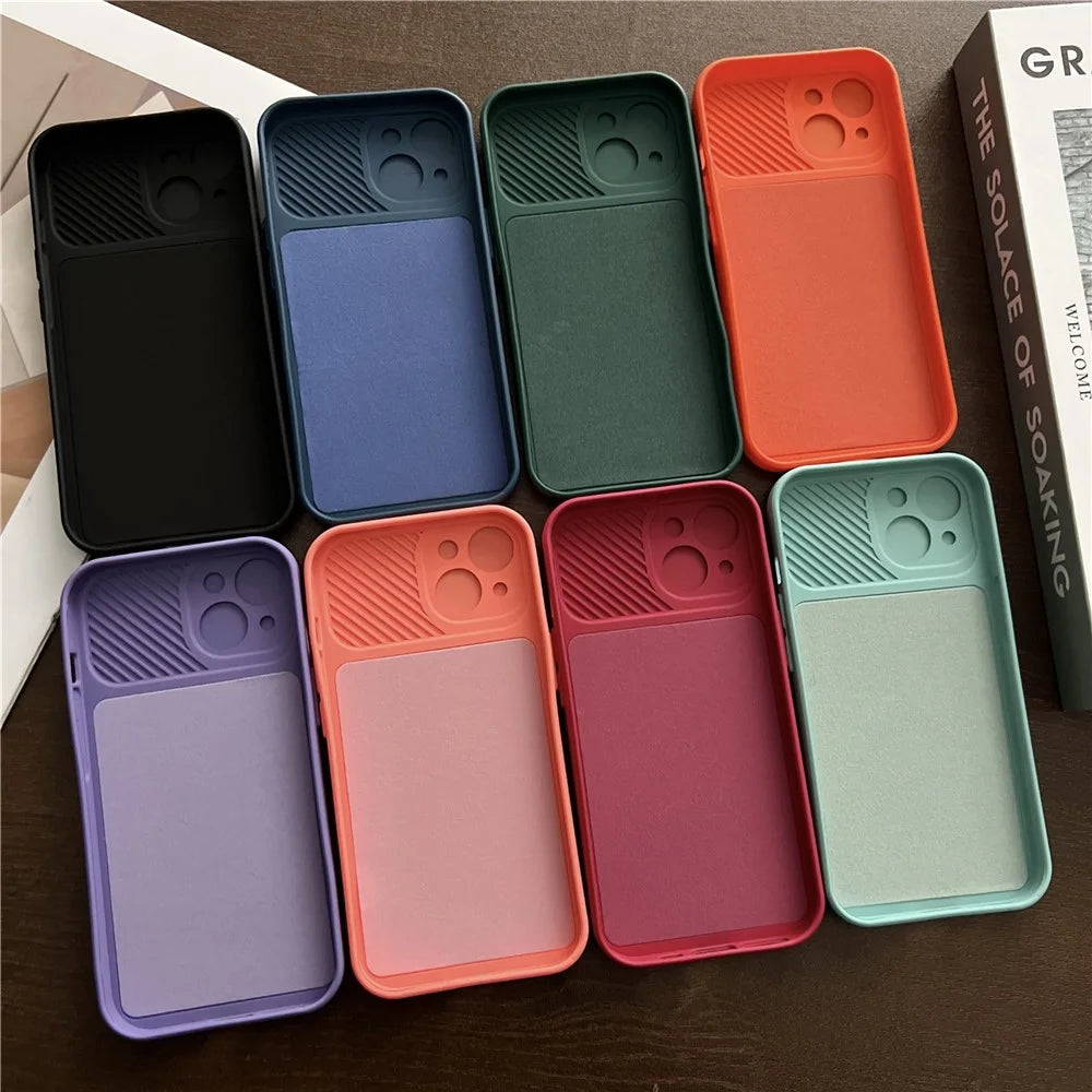 TMT Series Phone Case for iPhone 13 Soft TPU Protective Cover with Camera Protector - Baby Blue - 7