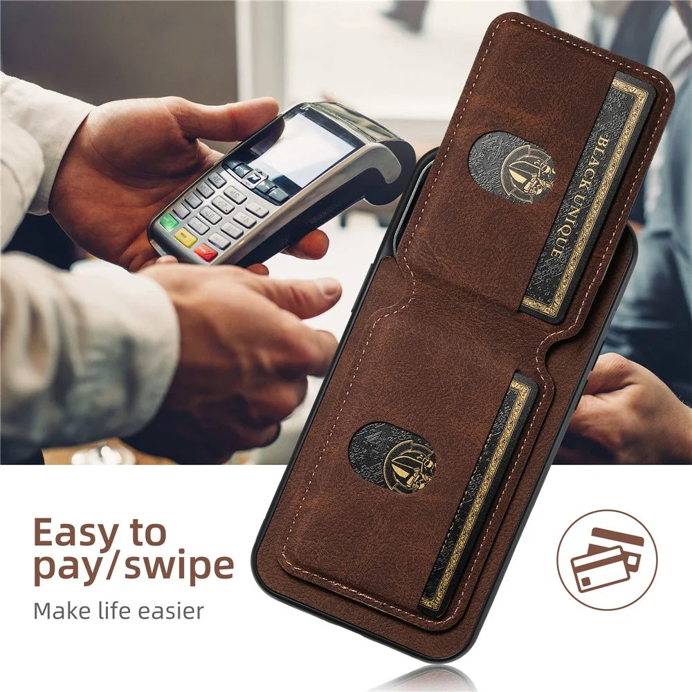 SUTENI H02 For iPhone 13 Pro Max 6.7 inch Case Litchi Texture PU Leather+TPU Anti-dust Protective Shell - Brown - 6